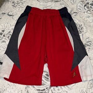 Jordan Men's Red, White And Blue  Athletic Shorts